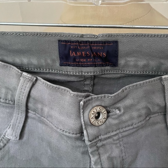 James Jeans Twiggy Ultra Flex Legging Jeans Gray Stonehenge Combat Size 28 - Picture 7 of 11